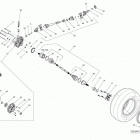 Outlander 6X6 1000 EFI Привод задний