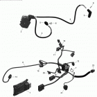 Outlander 1000 EFI Xmr Жгут проводов и электрический блок