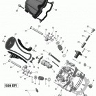 Outlander L MAX 500 EFI Головка цилиндров