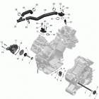 Renegade 1000 EFI Система охлаждения