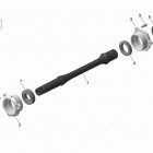 Outlander 6X6 650 EFI Приводной вал