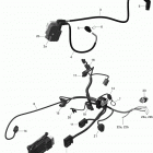 Outlander MAX 1000 EFI engine harness and electronic module outlander max