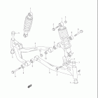 LT160 QUAD RUNNER Suspension arm