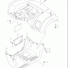 LT F400 EIGER 4x2 MANUAL Заднее крыло (модель K3)