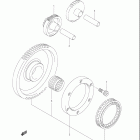 LT-A400 EIGER 4x2 AUTOMATIC Муфта стартера