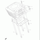LT160 QUAD RUNNER Цилиндр