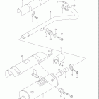 LT-A400 EIGER 4x2 AUTOMATIC Глушитель