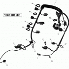 GTX LTD iS 260 10- engine harness _46r1531