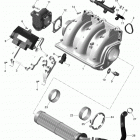 WAKE PRO 215 02- air intake manifold and throttle body _18r1530