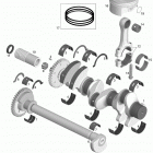 RXT-X aS 260 & RS 01- crankshaft, pistons and balance shaft 2_02r1531