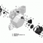 SKANDIC - 4-STROKE Система охлаждения двигателя - 600 асе