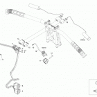 SKANDIC - 2-STROKE steering wiring harness