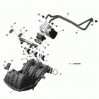 SKANDIC - 4-STROKE Воздушный впускного коллектора и корпуса дроссельной зас...