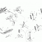 MXZ - 2-STROKE Передняя подвеска и лыжи