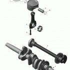 RENEGADE - 4-STROKE Коленчатый вал и поршни - 1200 itc 4-tec