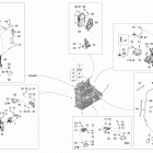 SKANDIC - 2-STROKE Двигатель и крепление