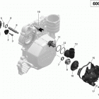 RENEGADE - 4-STROKE Система охлаждения двигателя - 600 асе