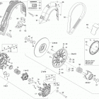 Skandic WT 550 Защита ремня вариатора