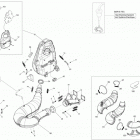 MXZ IRON DOG 800R E-TEC exhaust system 800retec
