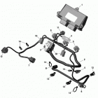 Skandic WT 900 ACE Жгут проводов и электрический блок