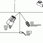 MXZ Sport 600 XP120 electrical harness starter harness