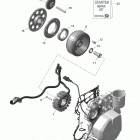 MXZ Sport 600ACE XS120 Генератор и стартер
