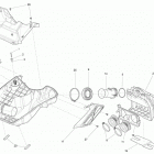 MXZ IRON DOG 800R E-TEC air intake system 800retec
