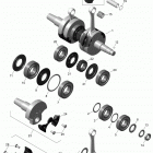MXZ X-RS 600HOE XS RS Коленвал и поршни