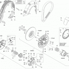 Expedition SE 600 E-TEC Защита ремня вариатора
