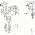 Skandic WT 600 E-TEC Трансмиссия