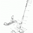 Tundra LT 550F XU-154 Передняя подвеска и лыжи