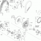 Skandic WT 600 E-TEC Защита ремня вариатора