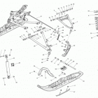 Summit SP 800RETEC XM-154 front suspension and ski 800retec