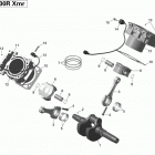 Maverick 1000_XMR Коленвал,поршень и цилиндр