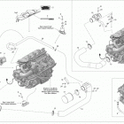 180 Challenger & Challenger SE 215 Опора двигателя и глушитель воздухозаборника