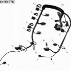 230 SP 520 Жгут проводов двигателя