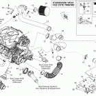 200 Speedster 510 Опора двигателя и глушитель воздухозаборника