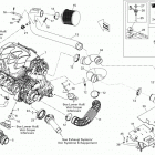 180 Challenger SE 255 Опора двигателя и глушитель воздухозаборника