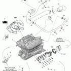 230 Challenger 310 Опора двигателя и глушитель воздухозаборника