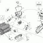 210 Challenger 310 Опора двигателя и глушитель воздухозаборника