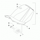 M 6000 SNO PRO 141 GREEN Сидение