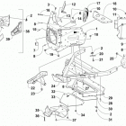 SR VIPER M-TX LE BLUE EARLY BUILD Передний бампер и рама