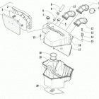 PANTERA 7000 XT LTD Black (US) Воздухозаборник