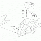 SR VIPER L-TX LE BLUE Ветровое стекло и панель инструментов