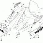 BEARCAT 2000 XTE Black (US), Black Intl (OS) Капот,ветровое стекло и бампер