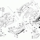 ZR 8000 SNO PRO 129 Orange (US) Поддон и обтекатели
