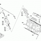 ZR 6000 LTD ES EB 129 Цилиндр и головка
