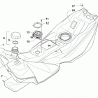 PANTERA 7000 LTD EB BLACK Топливный бак