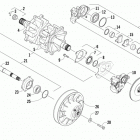 ZR 6000 SNO PRO ES  Orange (US) Вал приводной трака и тормоза