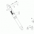 M 6000 SNO PRO 141 GREEN Передний амортизатор